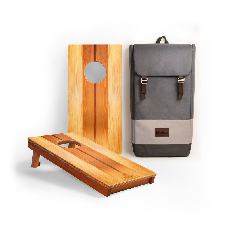 Planches cornhole Woody, H 24 po x l 12 po x P 2 po