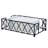 Black Countertop Folded Paper Towel Napkin Holder