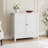 White Double Door Storage Cabinet