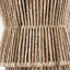 Chapman & Myers Antigua 30" Layered Table Lamp in Natural Abaca and Antique-Burnished Brass with Linen Shade