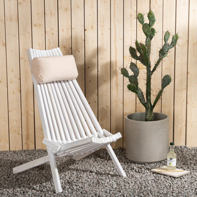 Chaise d'extérieur pliante Lashawn