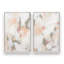 Ensemble de 2 motifs abstraits roses feutrés-859155455-859155452