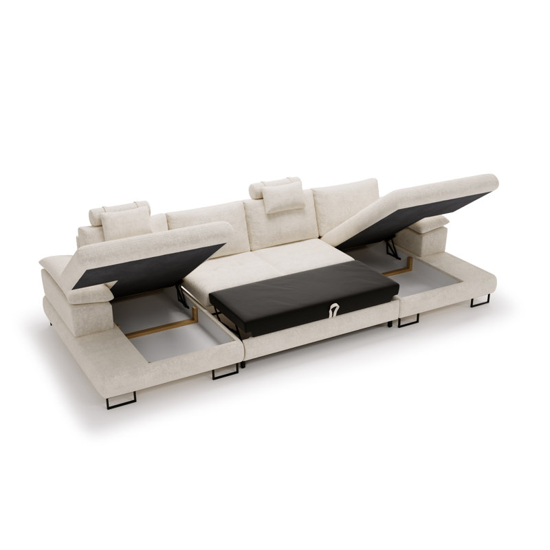 Teketa 3 Seater Corner Sofa , Ivory