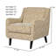Fauteuil d'appoint et repose-pieds Zeitgeist