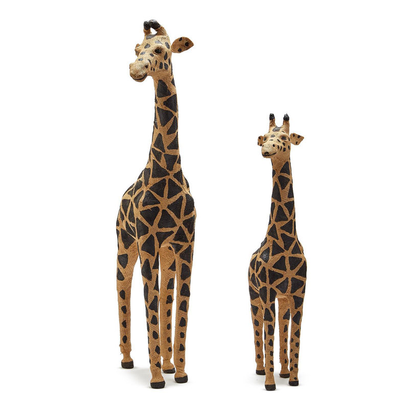 Set Of 2 Standing Giraffe