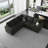 Shavera 84.2" W Velvet Modular Sleeper Sectional with Reversible Chaise-369943522