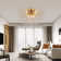Dandelion 8-Light 70cm Crystal Starburst Ceiling Light Sputnik Flush Mount