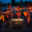 Afreena Round Steel Charcoal Fire Pit