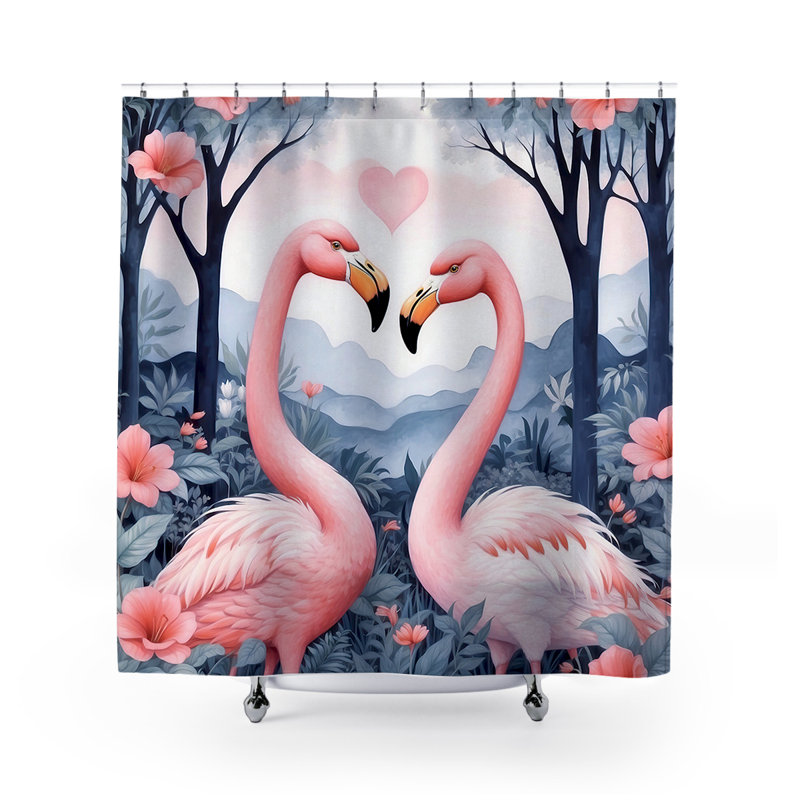 Rideau de douche Scoll Flamingo