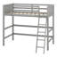 Lit mezzanine en bois avec échelle-1035091655