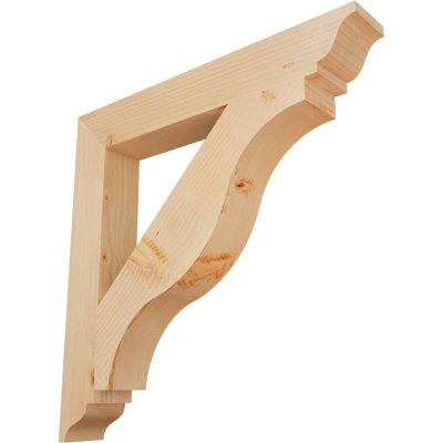 Support lisse 3 1/2 po x P 28 po x H 28 po, sapin Douglas