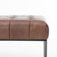 Genuine Leather Upholstered Bench-1470437991