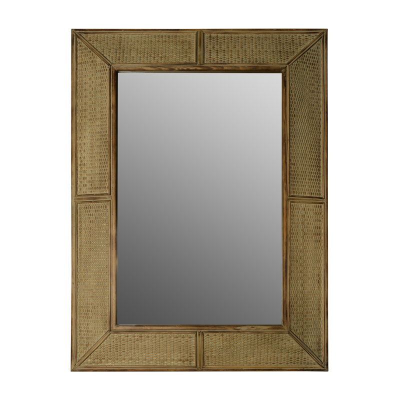 Colonial Wood Flat Mirror
