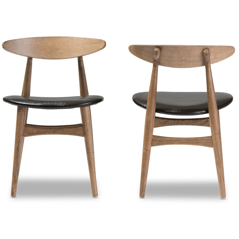 Chanlee 18'' H Upholstered Side Chair, French oak