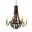 Lustre empire 8 lumières Seigle