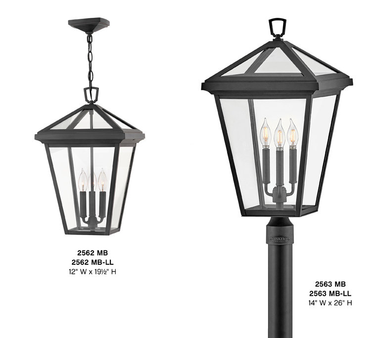 Aalford Place 3-Light Outdoor Hanging Lantern