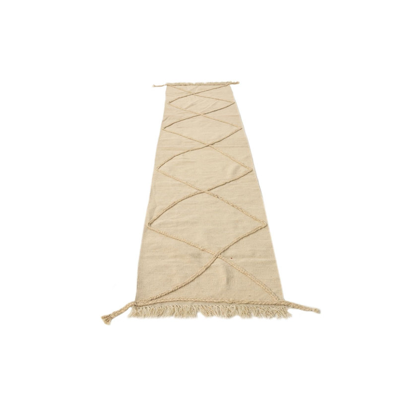 Tapis de couloir ivoire 10 pi Parra