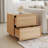 18.9"W Wooden Nightstand with 2 Drawers-13483302