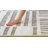 Rug Branch Linea 2' x 8' (2'3" x 8') Cream/Beige Striped Indoor Runner Rug, Contemporary, Low Pile, Stain-Resistant Hallway Carpet - Entryway, Mudroom, Bedroom, and Kitchen-1427300660