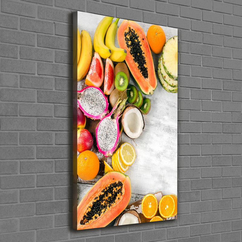 Clermont Fruits - Wrapped Canvas Print