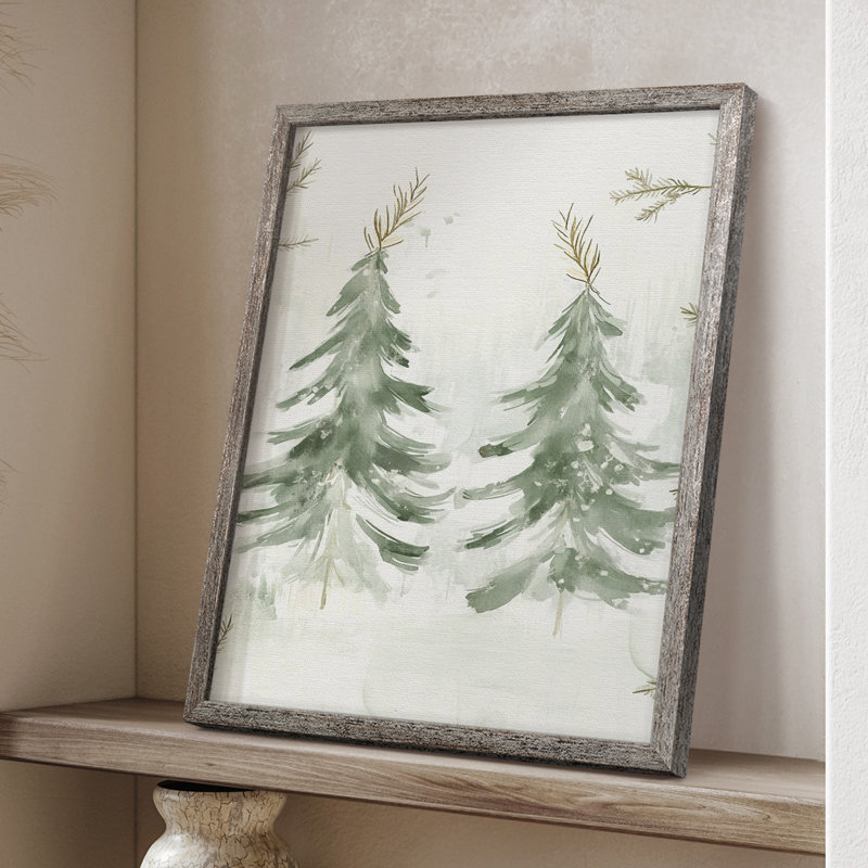 «Christmas Holiday», art encadré CECLxxxi, bois massif XMA170646, H 15 po x l 12 po
