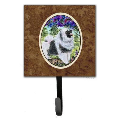 Porte-laisse keeshond et crochet à clé