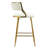 Comfortable Corduroy Counter Height Bar Stools With Back And Footrest, Ideal For Kitchen Island And Various Settings.