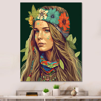 Chayten Contemporary Bohemian Woman VII, reproduction d'art sur toile