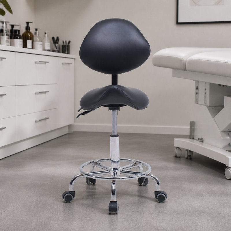 Tabouret pivotant selle