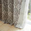 Ziri Geo Lined Eyelet Curtains-63255947-63255946