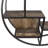 McComb 3 Piece Circle Mahogany Solid Wood Floating Shelf