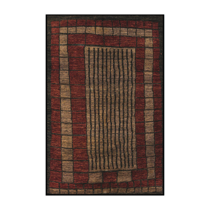 Abstract Indoor Rug, Runner 2' x 5'