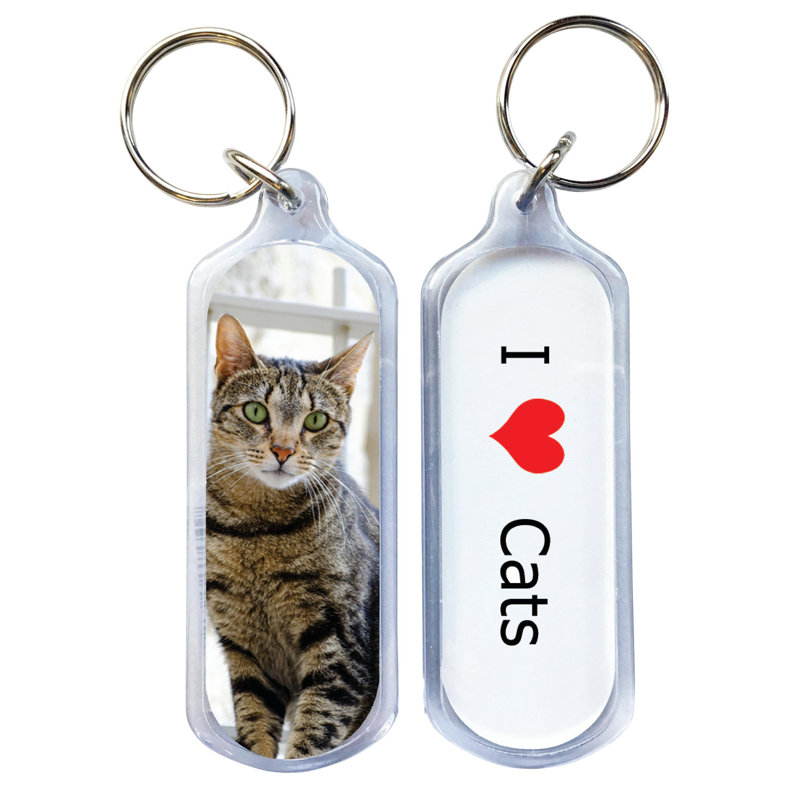 Perfect Pets Keyring - Cat Tabby, Cat Tabby