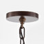 Lustre cylindrique unique à 5 lumières Luyster