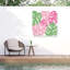 Décoration murale d'extérieur toutes saisons Sarah Adams «Rose vif Monstera II»-1493087688
