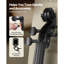 Violon 4/4 pour adultes, ensemble de violon violon pour débutants avec étui rigide, colophane, arc, repose-épaules, chevalet, accordeur et cordes supplémentaires, instruments en bois massif professionnel (noir)-126290535-126290537