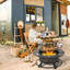 Table foyer au bois avec barbecue-1817629912