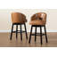 Tabouret de bar pivotant de 30,9 po