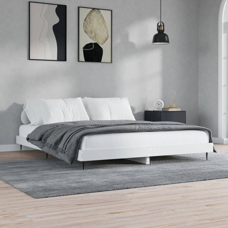 Margarito Bed, 150 x 200 cm, White