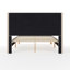 Lit plateforme tapissier avec tête de lit à oreilles Martha Stewart Maisie-124405096-124405094