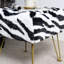 Repose-pieds carré en fausse fourrure-717990189