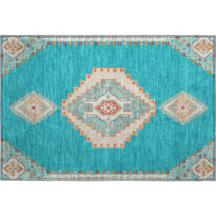 Premium Machine Washable Guada AMF1014 Oriental Rug