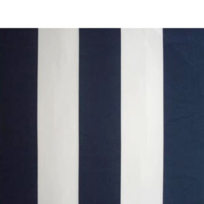 Dakota Fields Retractable Patio Awning, Navy Blue/White