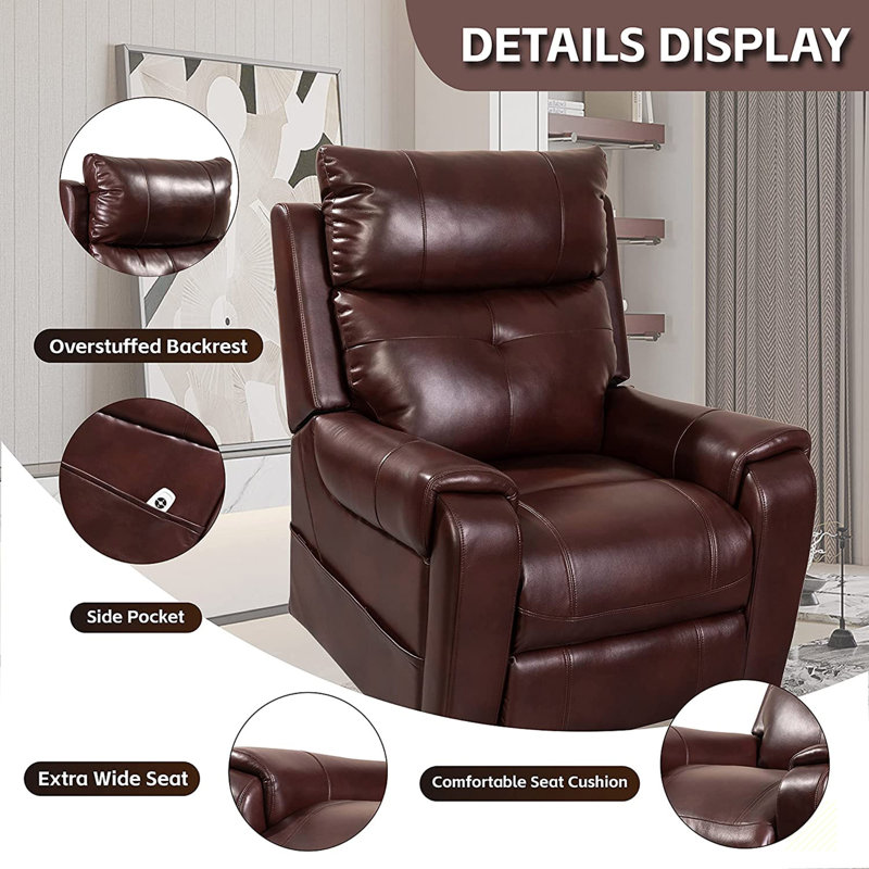 Fulshear Faux Leather Recliner
