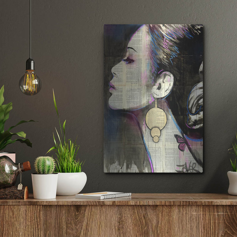 «Flourish» par Loui Jover, H 16 po x l 12 po