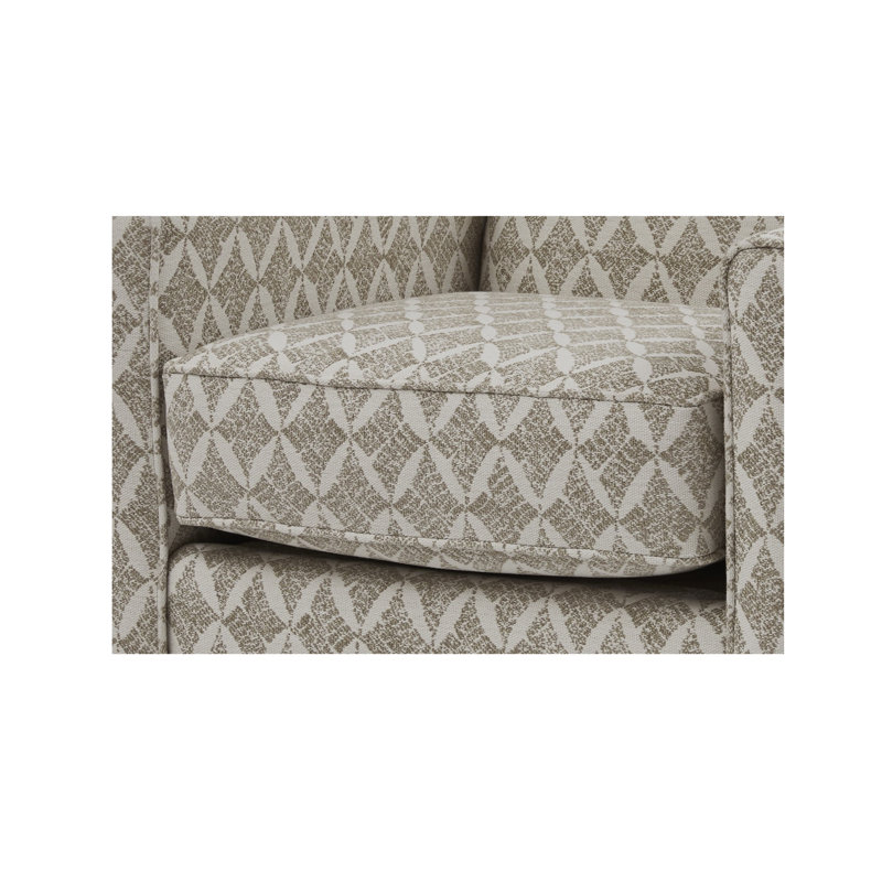 Fauteuil en polyester de 30 po de large Aravis, Polyester sable Bynum