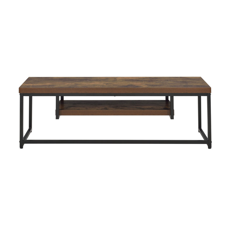  Meuble télé 50 po avec aspect chêne vieilli et structure en métal pour téléviseur plasma 50, Oak
