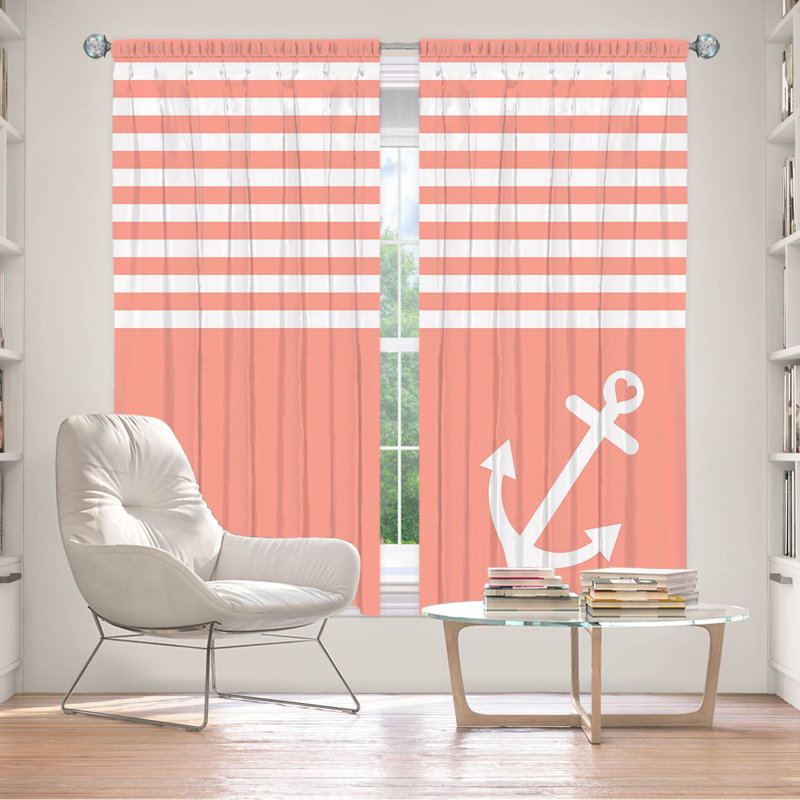 Paire de rideaux obscurcissant en polyester Vlado, L 40 po x L 82 po
