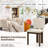 Wooden Dining Chair with Rubber Wood Leg Padded Wide Seat & Back for Home-593390552