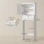 Armoire de rangement au-dessus de la toilette avec tiroir